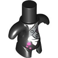 Body Dreamling with White Shirt, Light Bluish Grey Straps, Dark Pink Spots print