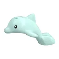 Animal, Dolphin, Baby with Black Eyes