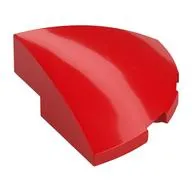 Brick Round Corner, Curved 3 x 3 x 1 Quarter Circle