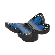 Insect, Butterfly with Dark Blue Wings, White Spots print