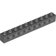 Technic Brick 1 x 10 [9 Pin Holes]