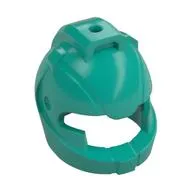 Helmet Space with Air Intakes and Hole on Top