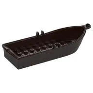 Boat / Rowing Boat 14 x 5 x 2 with Oarlocks [No Hollow Inside Studs]