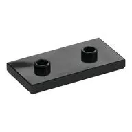 Plate Special 2 x 4 with Groove and Two Center Studs (Jumper)
