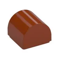 Brick Curved 1 x 1 x 2/3 Double Curved Top, No Studs
