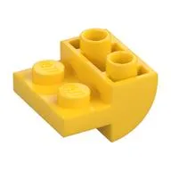 Slope Curved 2 x 2 Inverted with 1 x 2 Cutouts