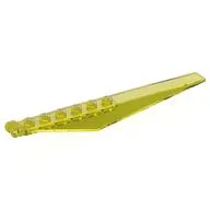 Hinge Plate 1 x 12 Locking 7 Teeth with Angled Side Extensions and Tapered Ends