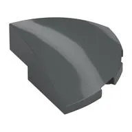 Brick Round Corner, Curved 3 x 3 x 1 Quarter Circle