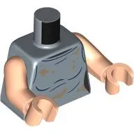 Torso, Shirt with Dirt Stains print, Light Nougat Arms and Hands