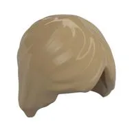 Hair Mid Length, Smooth, Swept Aside