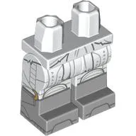 Hips with White Legs and Light Bluish Gray Boots Pattern, Sash, Light Bluish Grey Wraps print