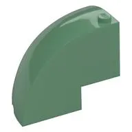 Brick Round Corner 5 x 5 x 3 1/3 Quarter Dome Top [Plain]