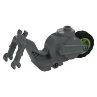 Vehicle Base, Motorcycle Chassis with Lime Flywheel