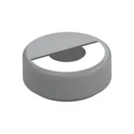 Tile Round 1 x 1 with Half-Closed Eye print