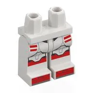 Hips and White Legs with Clone Trooper Armor, Red Markings print