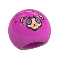 Technic Ball Joint with Pygmy Puff Print