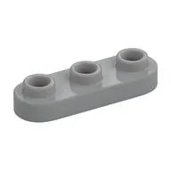 Plate Special 1 x 3 Rounded with 3 Open Studs