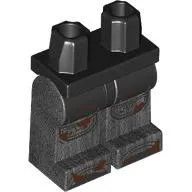 Hips and Pearl Titanium Legs with Armor, Rust Stains, Black Top print