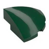 Brick Round Corner, Curved 3 x 3 x 1 Quarter Circle