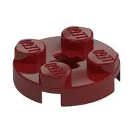 Plate Round 2 x 2 with Axle Hole Type 1 (+ Opening)
