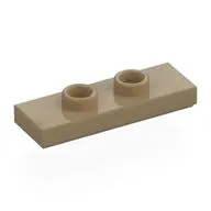 Plate Special 1 x 3 with 2 Studs with Groove and Inside Stud Holder (Jumper)