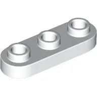 Plate Special 1 x 3 Rounded with 3 Open Studs