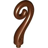 Animal Body Part / Plant, Tail / Vine Curled with Bar