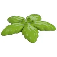 Duplo Plant Tree Leaves with 4 Top Studs