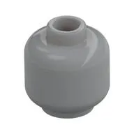 Minifig Head [Plain] [Vented Stud - 2 Holes]