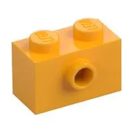Brick Special 1 x 2 with 1 Center Stud on 1 Side, Bottom Stud Holder