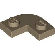 Plate Round Corner 2 x 2 with 1 x 1 Cutout
