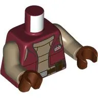 Torso Jacket, Dark Brown Belt, Pocket, Dark Tan Vest print, Dark Tan Arms, Reddish Brown Hands