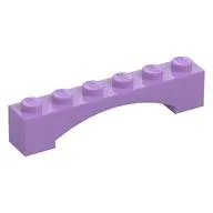 Brick Arch 1 x 6 Raised Arch