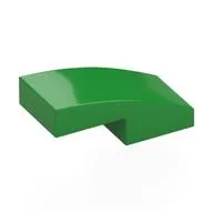 Slope Curved 2 x 1 No Studs [1/2 Bow]