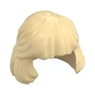 Hair Mid-Length Combed Behind Ear