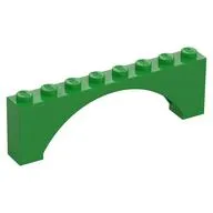 Brick Arch 1 x 8 x 2 Raised