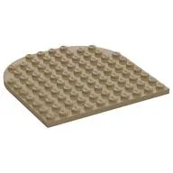 Plate 10 x 10 with Rounded End