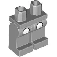 Hips with Light Bluish Gray Legs with White Buttons/Dots, Light Bluish Grey Shoes print