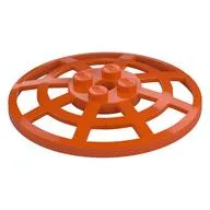 Dish 6 x 6 Inverted, Radar / Webbed [Anti-studs at 90°]