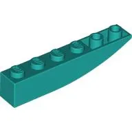 Brick Curved 6 x 1 Inverted