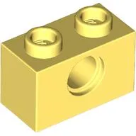 Technic Brick 1 x 2 [1 Pin Hole]