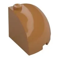 Brick Round Corner 3 x 3 x 2 Dome Top