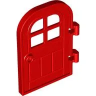 Door Right 4 x 6 with Curved Top, Bars