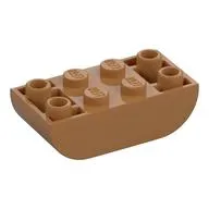 Brick Curved Double 2 x 4 Inverted