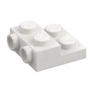 Plate Special 2 x 2 x 2/3 with Two Studs On Side and Two Raised - Updated Version