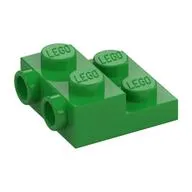 Plate Special 2 x 2 x 2/3 with Two Studs On Side and Two Raised - Updated Version