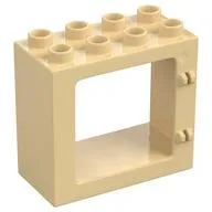 Duplo Door / Window Frame Flat Front Surface, Completely Open Back