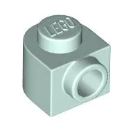 Plate 1 x 1 x 2/3 Half Round with Side Stud