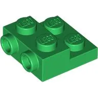 Plate Special 2 x 2 x 2/3 with Two Studs On Side and Two Raised - Updated Version