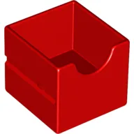 Duplo Drawer 2 x 2 with Semicircle Cutout
